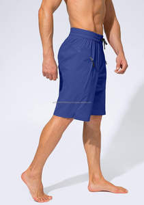 Short décontracté en maille de haute qualité avec short de plage à motif imprimé solide - Product Image 3