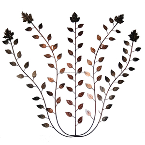 Lujo moderno Flutter hojas pared arte Metal escultural hogar decorativo colgante para exteriores con estilo encantador - Product Image 4