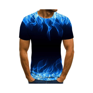 High Quality 100% Cotton Promotional T-<b>Shirts</b> Custom Sublimation Digital Print O-Neck Collar Short Sleeve Quick Dry Breathable - Product Image 4