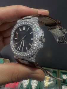 Reloj Mecánico de Lujo Unisex ETA, Esfera de Acero Inoxidable, Cristal con Fecha, Bisel de Cristal, Correa de 20 mm, Reloj de Vestir - Product Image 2