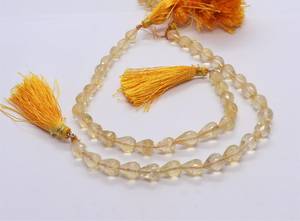 Natural Citrine Faceted Straight Drops Briolette 6x9 MM Citrine Teardrop Beads 8 Inch Citrine Faceted Teardrops Beads Jewelry - Product Image 5