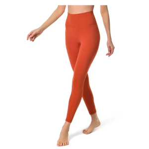 Leggings de compression respirants et antibactériens pour femmes, leggings de sport à taille haute avec poche, couleur unie, polyester, séchage rapide - Product Image 2