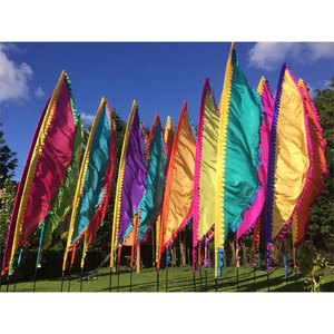 Banderas Impresas Coloridas con Diseño de Palmera para Exhibición en Exteriores - Product Image 3