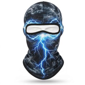 Masques Balaclava Multicolores à Motifs Graffiti Vibrants en Polyester Spandex pour Streetwear – Collection Sticker Bomb par Sublimation - Product Image 6