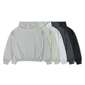 Sweat à capuche classique pour homme, 100% coton, doublure polaire, doux, chaud, décontracté, basique, pour l'automne, coupe classique, respirant - Product Image 2