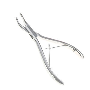 Instrumento Médico de Alta Calidad, Rongeur Óseo Beyer Curvo, Acabado Dall, Doble Resorte, Acero Inoxidable Alemán, Rongeurs Óseos Beyer - Product Image 1