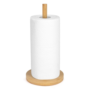 Soporte de Madera Moderno para Toallas de Papel, Soporte de Madera Independiente para Rollos de Papel de Cocina - Product Image 1