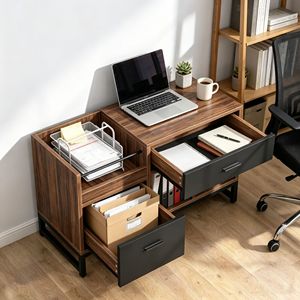 Armadio Portadocumenti in Metallo di Grande Capacità con Vano Chiudibile a Chiave per Casa, Ufficio e Scuola - Product Image 5