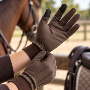 Gants d'hiver pour homme, équestres, épais, coupe-vent, imperméables, compatibles écran tactile, en cuir, chauds, haute qualité, meilleur prix - Product Image 3