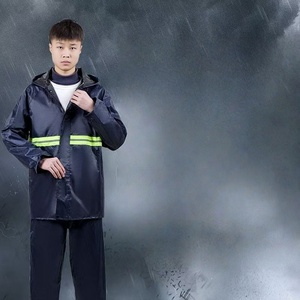 Impermeable de Alta Calidad para Hombre con Tiras Reflectantes, Traje de Motocicleta Impermeable, Conjunto de Chaqueta y Pantalones para Lluvia para <span class=keywords><strong>Trabajo</strong></span> al Aire Libre - Product Image 6