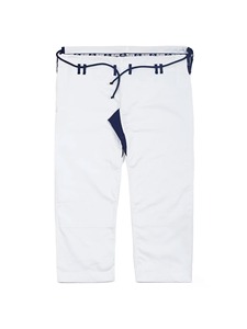 Pantalon de MMA blanc pour homme, 100 % coton, coupe classique, extensible, uniforme disponible à la vente en ligne à bas prix - Product Image 3