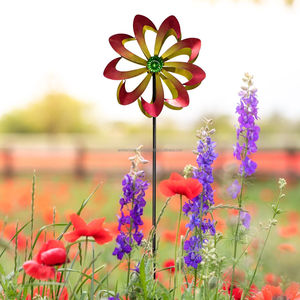 Estacas Decorativas de Metal para Jardín, Soporte para Plantas de Césped, Diseño de Flores en Hierro Resistente a la Oxidación, Decoración de Paisajismo - Product Image 4