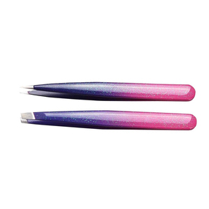 Pinzas Profesionales de Acero Inoxidable para Cejas con Etiqueta Personalizada, Duraderas, Multifuncionales, de Lujo, con Punta Inclinada para Recortar y Dar Forma a las Cejas - Product Image 5