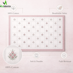 Premium Super King Cotton <b>Bedding</b> <b>Set</b> | Soft Printed Bedspread with Pillow Covers Breathable Durable Elegant Textile Collection - Product Image 6