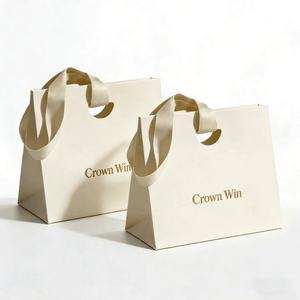 Eco-Friendly Luxury Cardboard Gift <b>Bags</b> Custom Size Waterproof Shopping <b>Bags</b> with Logo - Product Image 4