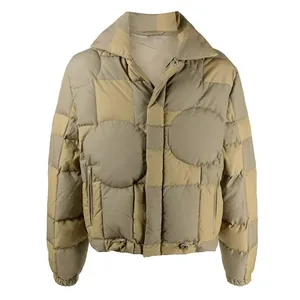Wholesale Fashion Goose Down Feather Shiny <b>Bubble</b> <b>Coats</b> Hooded Men's Puffer Jacket Custom Logo <b>Bubble</b> Jackets - Product Image 4