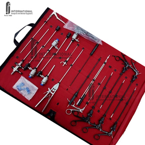 Ensemble d'instruments laparoscopiques pédiatriques F.J. INTERNATIONAL de haute qualité, 23 pièces, pour la chirurgie abdominale, chirurgie laparoscopique pédiatrique - Product Image 3
