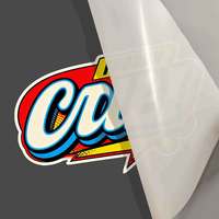 Prise en charge de la personnalisation sur mesure. Autocollants de transfert thermique par sublimation sur film PET de haute qualité pour vêtements, jeans et sacs. Usine