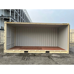 Conteneur maritime haute performance de 20 pieds à paroi ouverte, unité de transport sécurisée en acier avec accès latéral pratique pour le transport de marchandises - Product Image 4