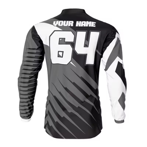 Jersey de Motocross Personalizable, Transpirable, de Secado Rápido, 100% Poliéster, Resistente al Viento, Hecho en Pakistán, para Equipos Personalizados - Product Image 6