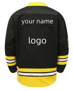 Nouvelle tenue de hockey sur glace personnalisée 100% polyester pour équipe et vêtements de sport de haute qualité en couleur unie par sublimation - Product Image 2