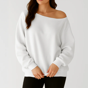 Sweat-shirt doublé personnalisé style sororité, à manches longues et épaules tombantes, coupe décontractée, chic et confortable pour le quotidien - Product Image 1