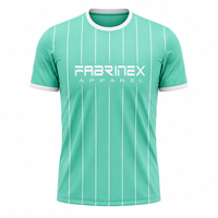 Vêtements de sport légers de haute qualité, vente en gros, maillot de football personnalisé à manches courtes, antibactérien, logo personnalisé OEM, options de tailles