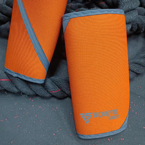 Genouillères de musculation de compétition en néoprène 7 mm, nylon respirant, compression réglable, robustes, unisexe, soutien du genou - Product Image 1