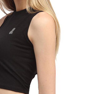 Camisetas sin Mangas para Mujer, Deportivas Casuales, Transpirables, de Secado Rápido, Ecológicas, 220g, Jersey de Algodón y Spandex, Cuello Redondo - Product Image 2