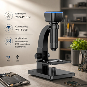 Microscope numérique WiFi 2000X |   Caméra d'inspection sans fil USB Android iOS Windows Mac |   Microscope de réparation de circuits imprimés électroniques - Product Image 5