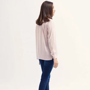 Camisas informales de vestir de mujer hechas a medida diseño recién llegado camisas informales de mujer precio económico hechas en fábrica al por mayor - Product Image 4