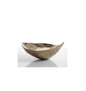 ชามเสิร์ฟทองเหลืองทำมือระดับพรีเมี่ยมเหมาะสำหรับเสิร์ฟของหวานสลัดหรือของขบเคี้ยวแห้งอย่างหรูหรา - Product Image 3