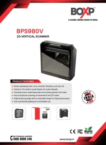 ESCÁNER DE CÓDIGOS DE BARRAS VERTICAL BPS980V-2D - Product Image 5