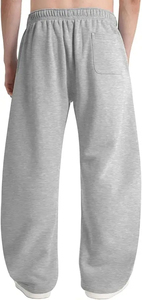 Wholesale <b>Men's</b> Fleece Baggy Sweatpants Wide Leg Jogger Pants Custom Streetwear Gym <b>Lounge</b> <b>Trousers</b> OEM Roxy Sports - Product Image 2