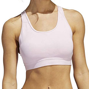 2026 New Women's Customized Front Logo Medium Support Breathable Quick Dry Eco-Friendly Yoga & Running Sport <b>Bra</b> - Product Image 5