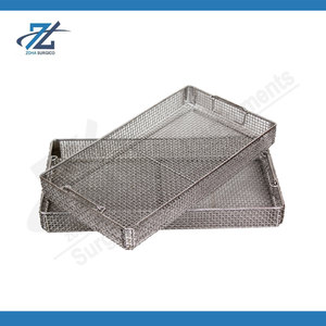 Plateau en treillis métallique réutilisable pour instruments chirurgicaux, panier de stérilisation médicale pour hôpitaux, cliniques dentaires et vétérinaires – Pakistan - Product Image 5