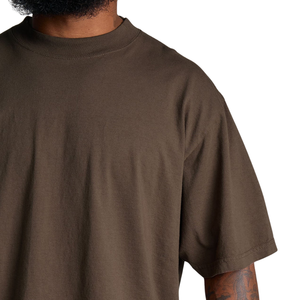 Camiseta Oversize de Cuello Redondo para Hombre, Manga Corta Ancha, Hombro Caído, Ajuste Holgado y Recto, Estilo Casual Urbano, Venta al por Mayor, Camisetas de Algodón Personalizadas - Product Image 6