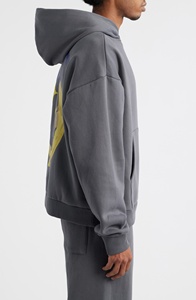 เสื้อฮู้ดดี้ผ้าฝ้ายหนานุ่มสำหรับผู้ชาย พรีเมียม สตรีทแวร์ - Product Image 4