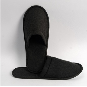 Hot Selling Warm Furry Disposable Thick Sole Durable <b>Slippers</b> with Customizable Logo for Hotel Use Hotel Amenities Breathable - Product Image 3