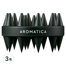 Spazzola per Shampoo Aromatica Dual Scalp, Confezione da 3, Prezzo Scontato, Dispositivi per Massaggio del Cuoio Capelluto Neri - Product Image 1