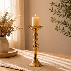 Candelabro de Metal de Primera Calidad con Diseño Elegante para Decoración de Bodas, Disponible a Precio de Fábrica - Product Image 4
