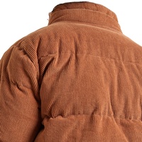 Veste matelassée en toile réversible imperméable et épaisse pour homme, avec capuche et col montant, personnalisable avec logo frontal