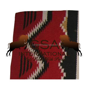 Manta de Silla de Montar Occidental de Lana 100% Neozelandesa, Equipo Ecuestre, Almohadilla de Silla de Montar para Exhibición Ecuestre Occidental, Precio de Fábrica - Product Image 5