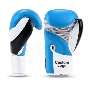 Top-Design 2026 Gants de boxe Patchworks en cuir-Sacs de frappe de couleur Entraînement Arts martiaux Gants de boxe personnalisés MMA-Fighting - Product Image 1
