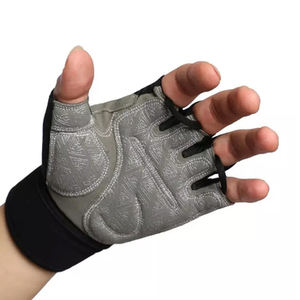 Guantes Deportivos de Piel de Moda, Medios Dedos, Ligeros, Transpirables, Antideslizantes, para Gimnasio, Entrenamiento, Fitness, Levantamiento de Pesas - Product Image 4