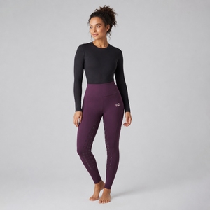 Leggings d'équitation pour femmes de qualité supérieure, fabriqués avec un tissu extensible respirant, coupe confortable, qualité durable et excellente. - Product Image 1