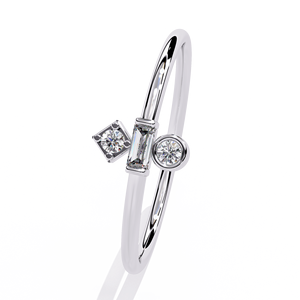 Premium Emerald Cut Lab Grown Diamond Engagement Wedding <b>Ring</b> Exquisite Solitaire Design 10K <b>Gold</b> IGI Certified Ethical Diamond - Product Image 2