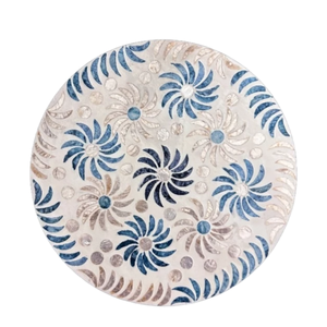 Sous-plat en nacre fait main pour anniversaire de mariage, idéal pour les événements mémorables et les occasions spéciales - Product Image 2