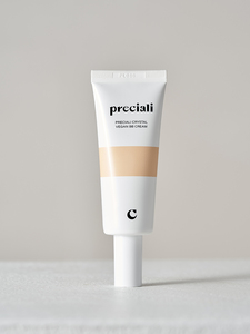 [Preciali] Preciali Crystal Vegan BB Cream Natural Glow Daily Hydration Tinted Moisturizer Organic Liquid <b>Foundation</b> for Makeup - Product Image 2