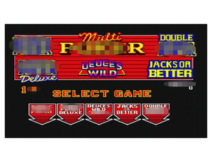Placa de juego Multi P verde 5 en 1 para máquinas recreativas clásicas, juego de empuje de monedas WMS 550 Pot Gold, personalizable, fabricado en Taiwán - Product Image 2